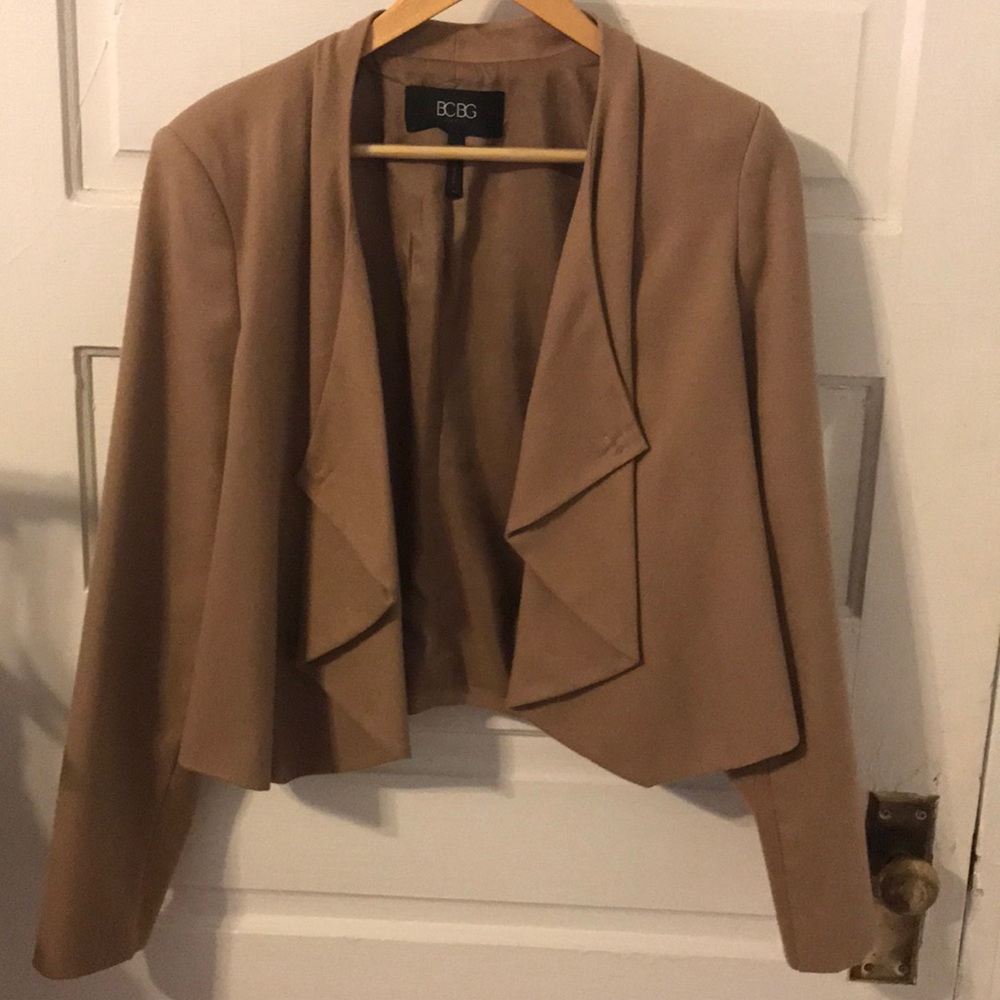 Camel BCBG Open Blazer